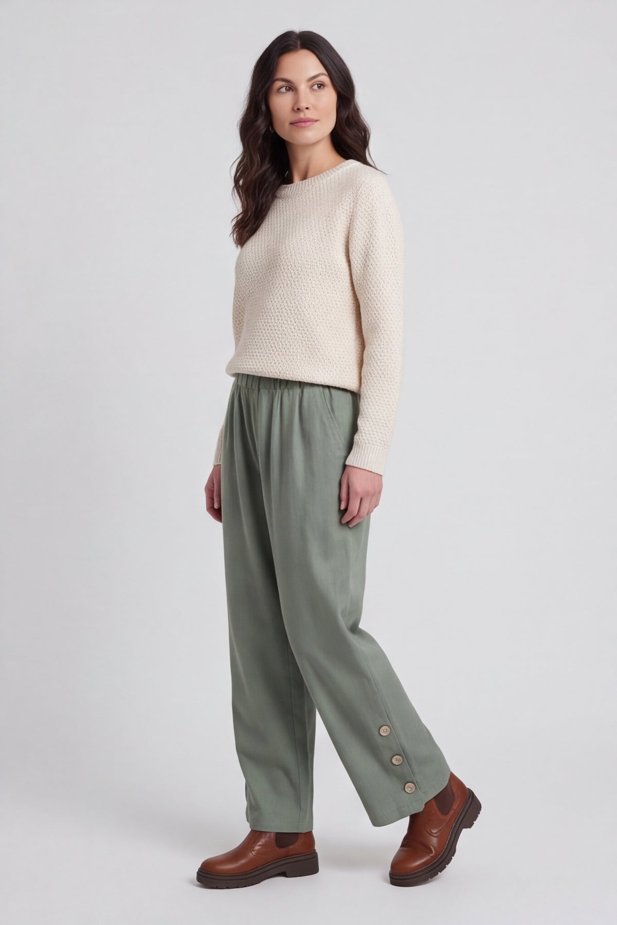 Nydia Trousers Khaki – image 6 of 6