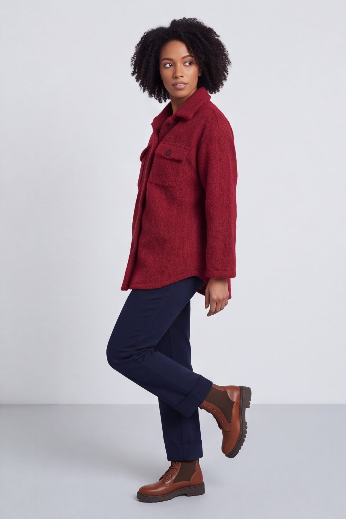 Brylee Jacket Wine – image 6 of 6
