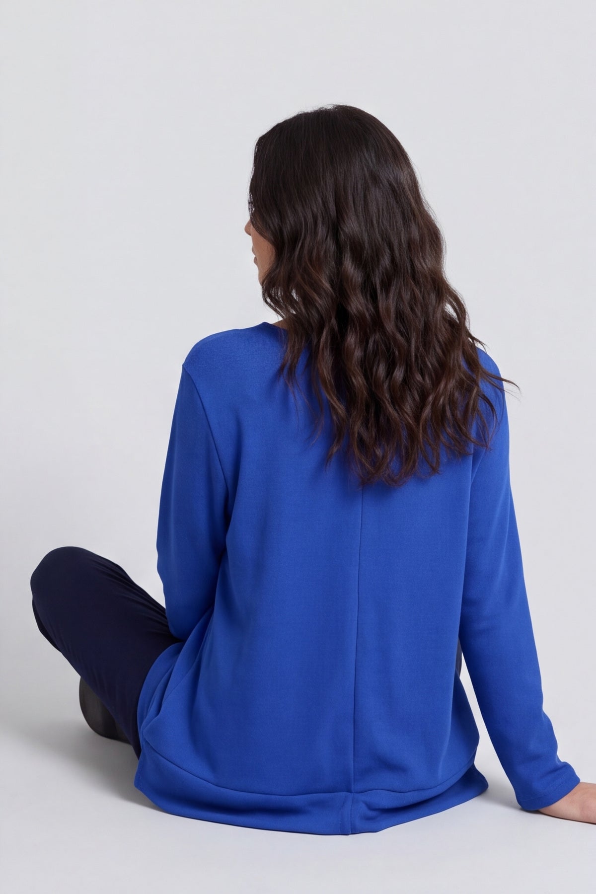 Codie Wool Top Cobalt – image 5 of 5