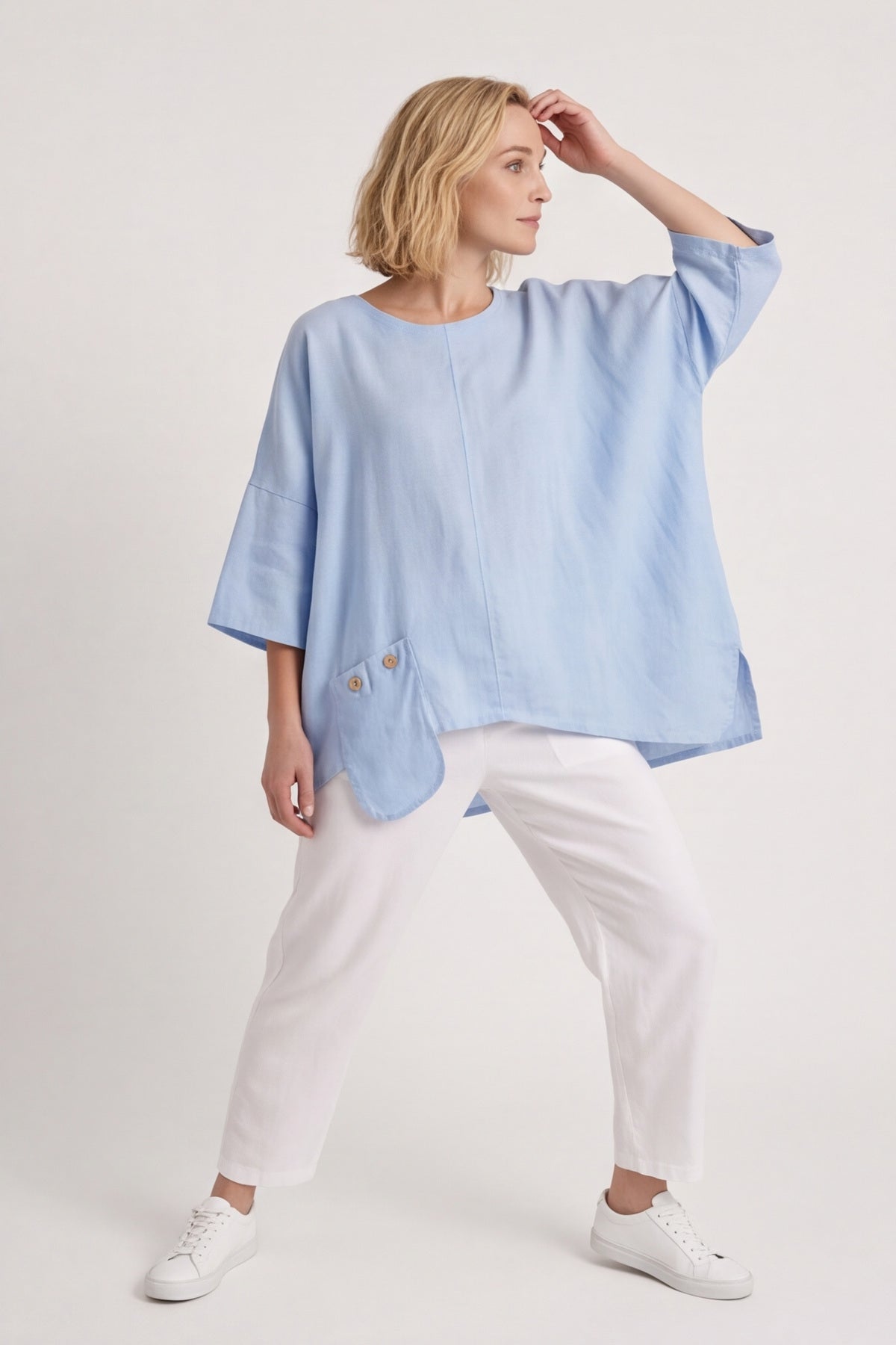 Daisy Linen Top – image 5 of 5