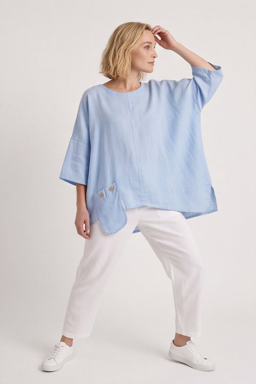 Daisy Linen Top – image 5 of 5