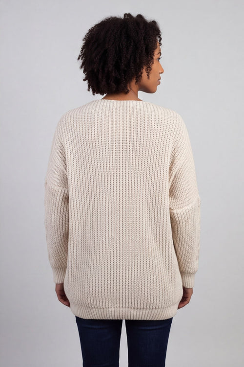 Tamsin Knitted Jumper Stone – image 6 of 6