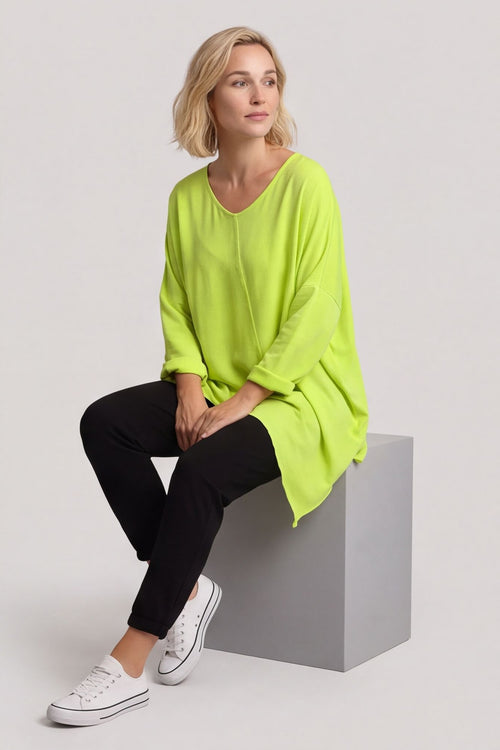 Jodie Dip Side Cotton Top Yellow – image 5 of 5