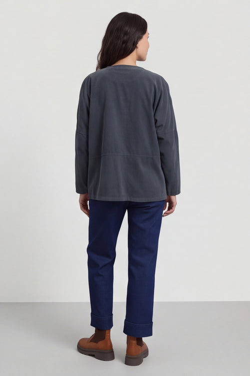 Kristen Needlecord Jacket Mid Grey – image 4 of 4