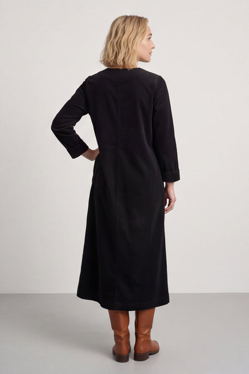 Cerys Cord Pocket Dress Black – image 6 of 6
