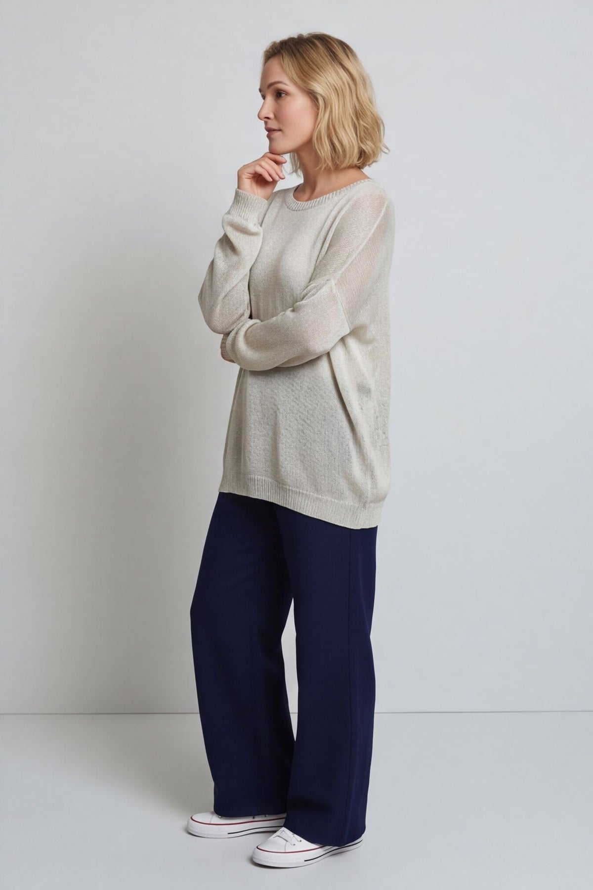 Bamburgh Knit Top Stone – image 4 of 4