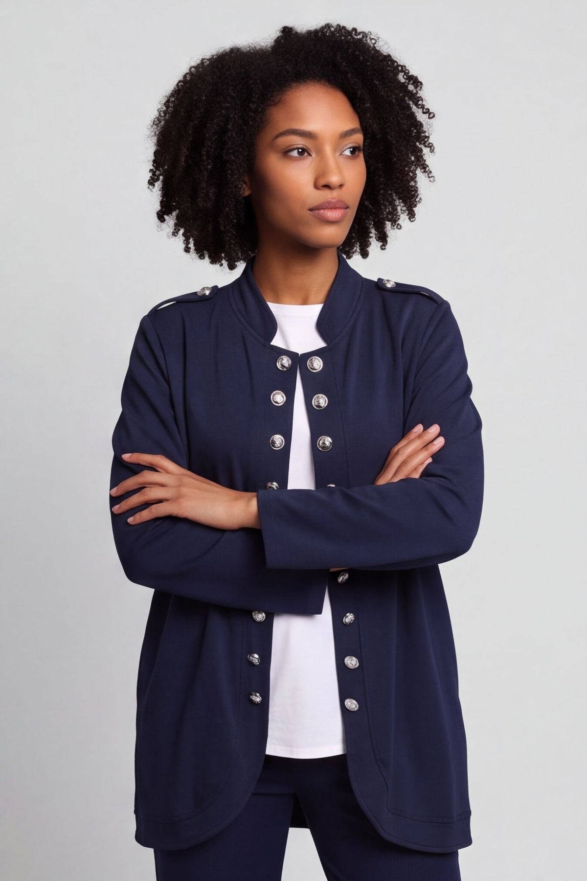 Gatwick Jersey Jacket Navy – image 4 of 4
