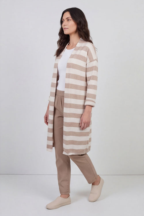 Lizzie Stripped Longline Cardigan – image 6 of 6
