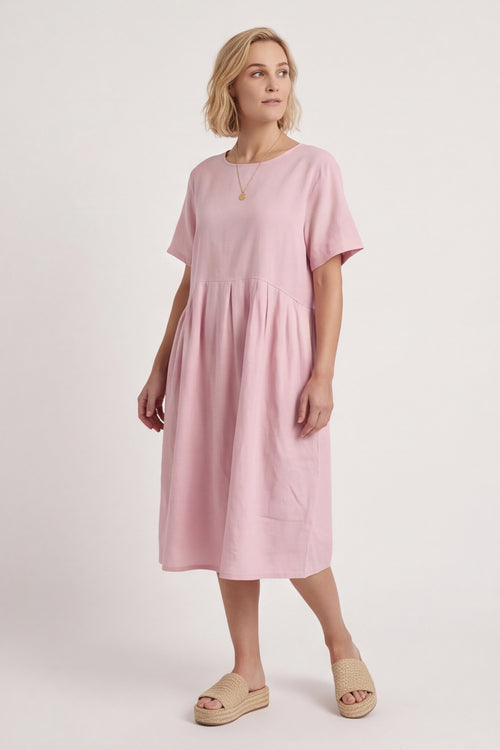 Zouch Linen Cap Sleeve Dress – image 6 of 6