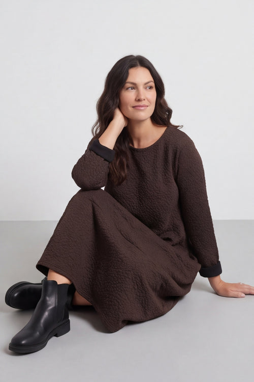Loni Dress Cocoa – image 5 of 5