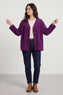 Kristen Needlecord Jacket Purple