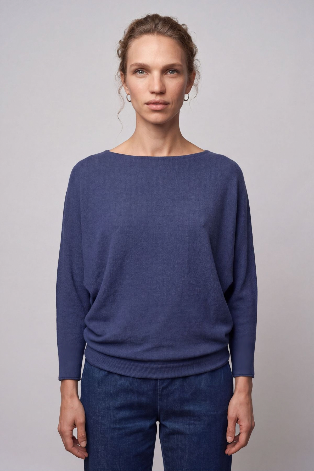 Thalia Batwing Jumper Navy