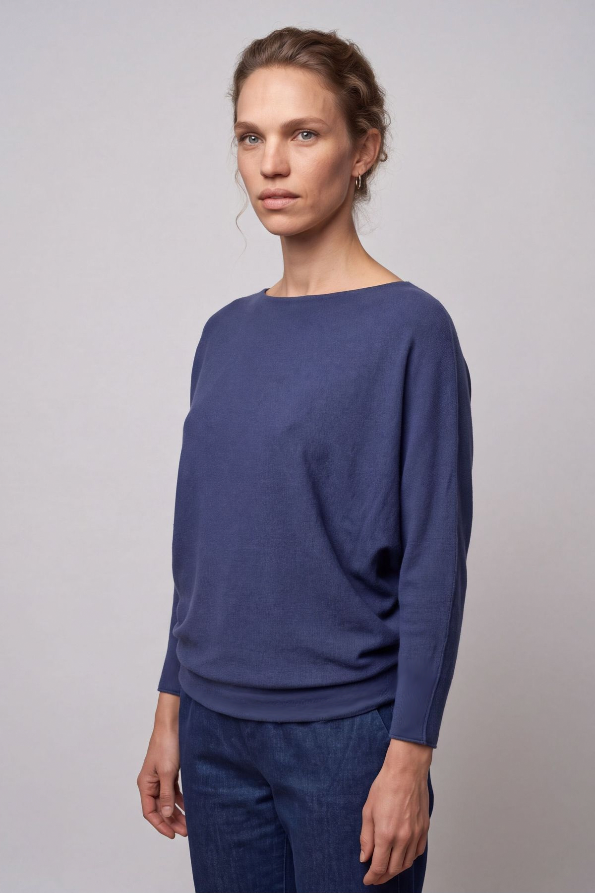 Thalia Batwing Jumper Navy