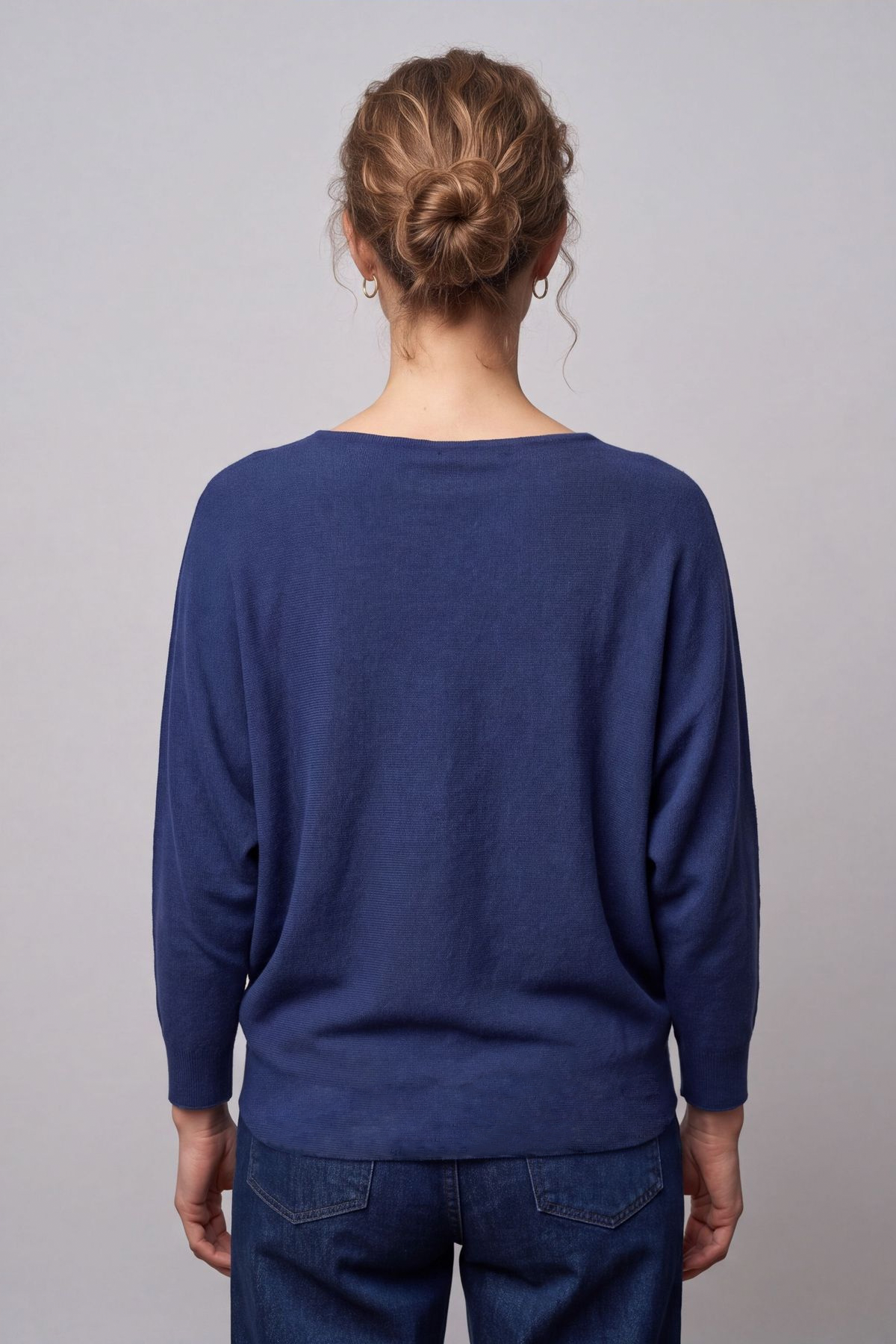 Thalia Batwing Jumper Navy