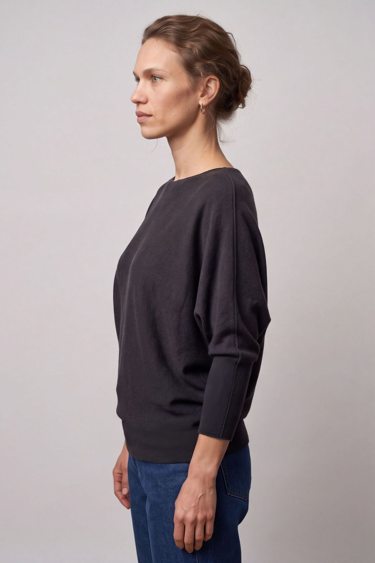 Thalia Batwing Jumper Black