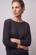 Thalia Batwing Jumper Black Black - Thalia Batwing Jumper Black