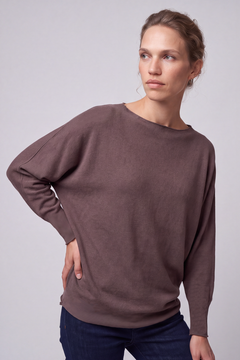 Thalia Batwing Jumper Cocoa