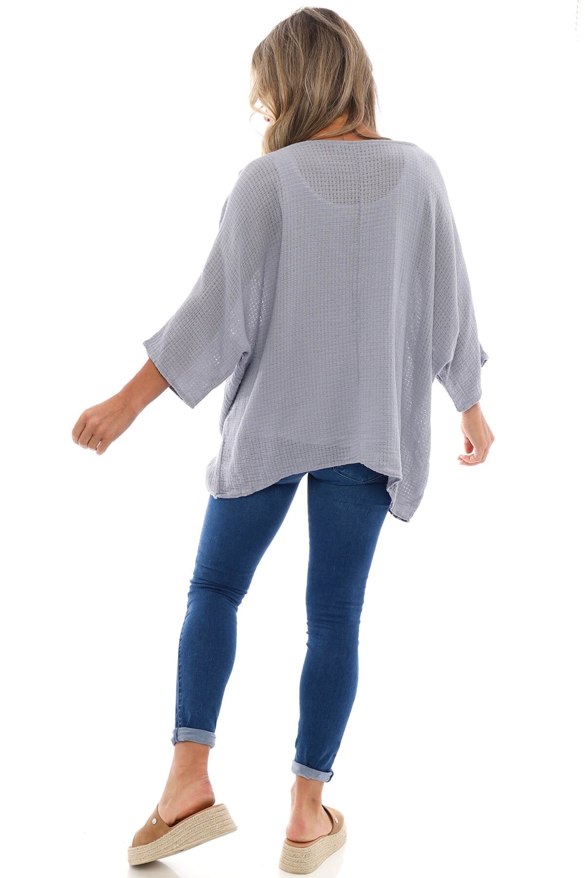 Kori Cotton Top Mid Grey