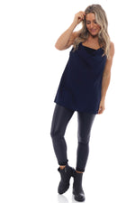 Rinoa Vest Top Navy Navy - Rinoa Vest Top Navy