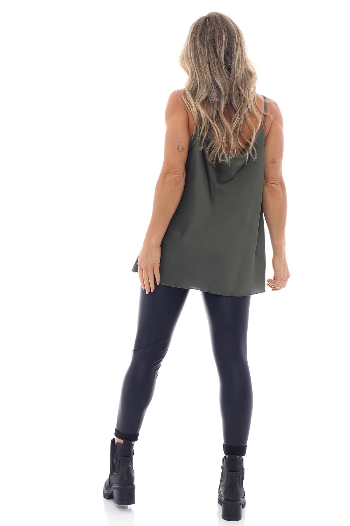 Rinoa Vest Top Dark Khaki