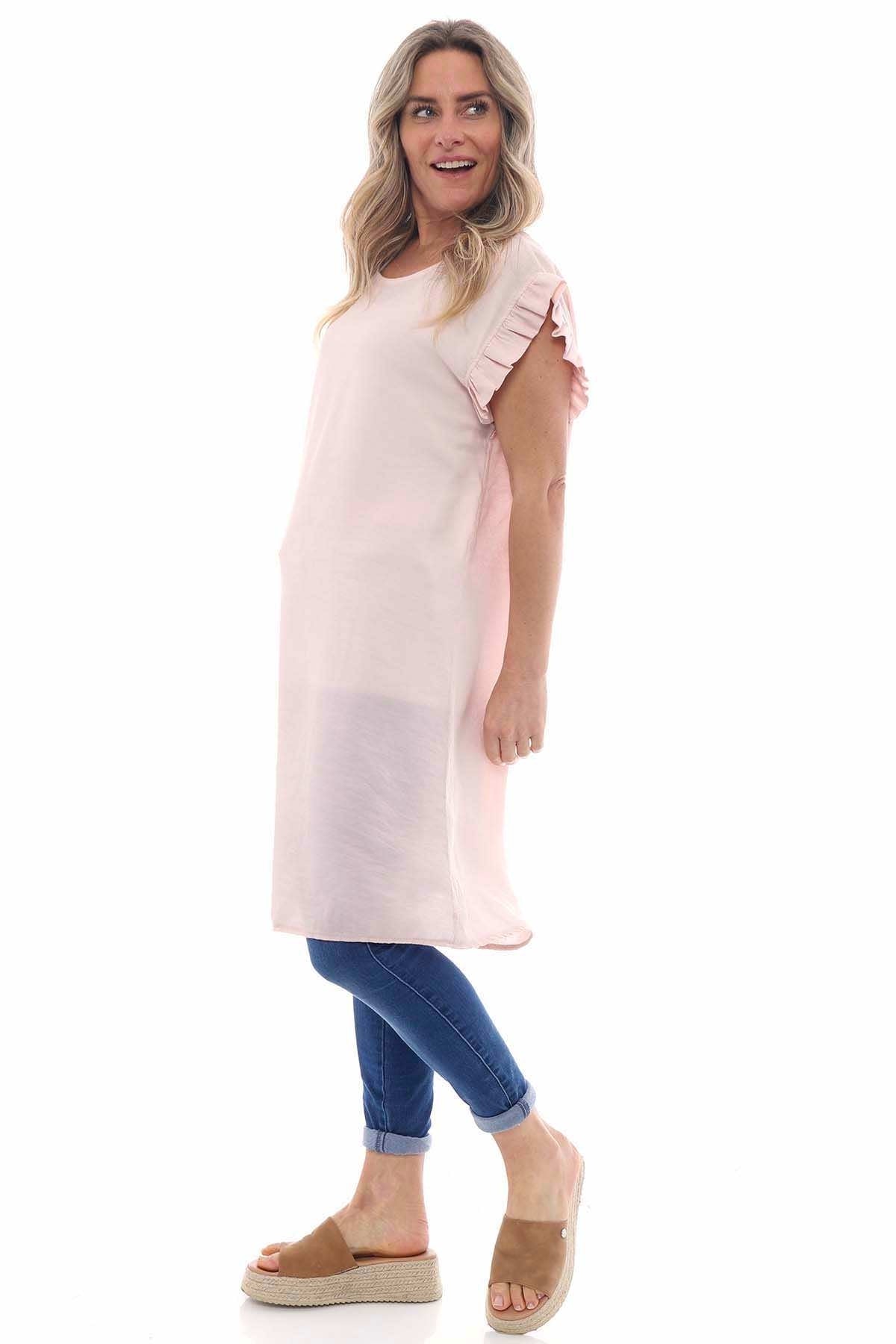 Magnolia Frill Sleeve Tunic Pink