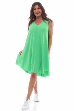 Odelia Sleeveless Tunic Green