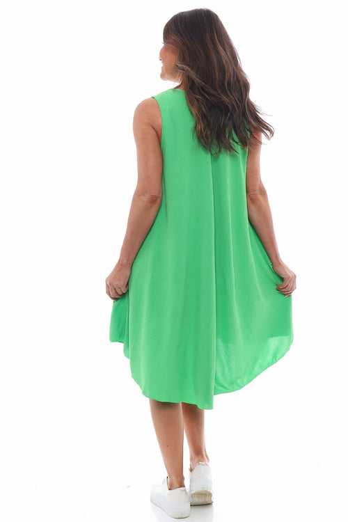 Odelia Sleeveless Tunic Green - Image 3